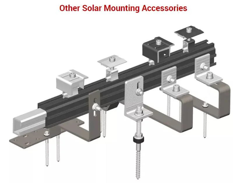 Solar Mounting Bracket Fixing Accessories for Roof PV Mounting Stainless L Feet